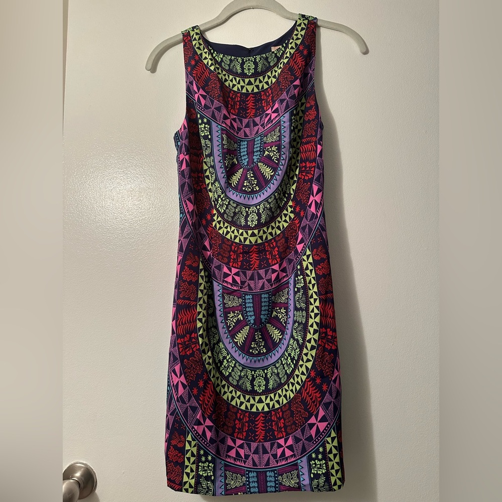 Mara Hoffman Multicolor Sleeveless Geometric Dress, size 0